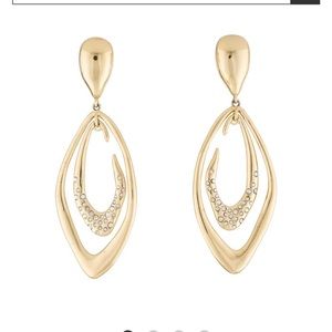 Alexis Bittar crystal encrusted drop earrings